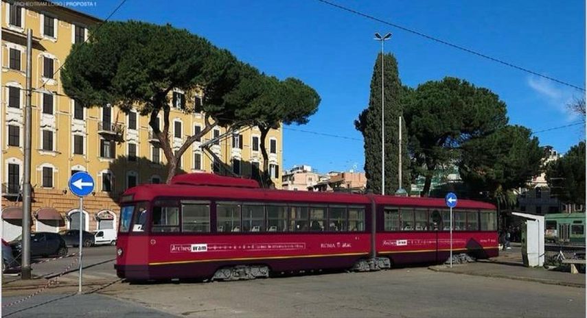 Roma pone en marcha el Archeotram: El nuevo tranvía turístico para recorrer la historia