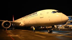 Avión de la aerolínea Turkish Airlines.