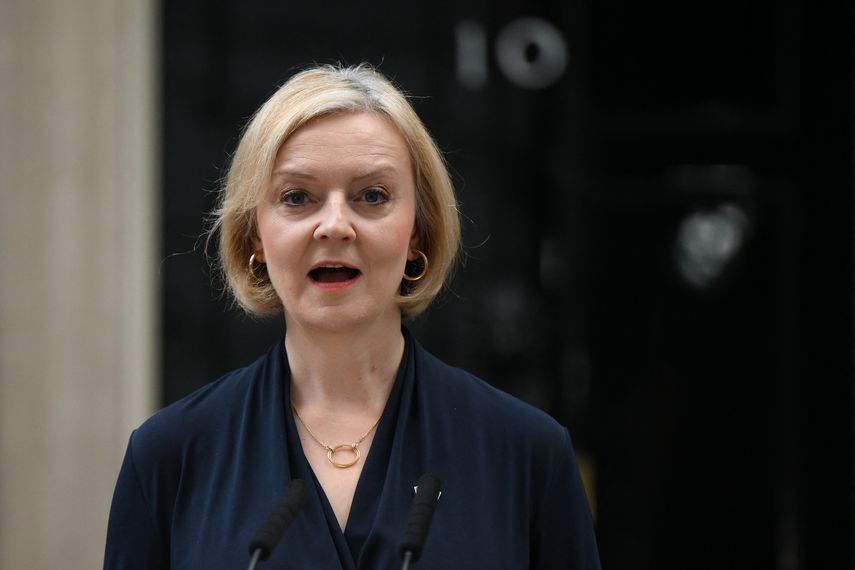 La ex primera ministra Liz Truss.