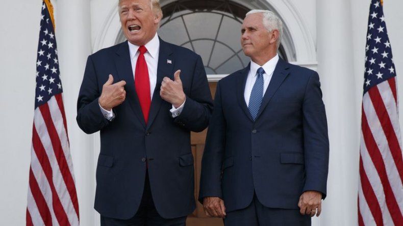 Las nuevas declaraciones de Trump, un reto para Pence