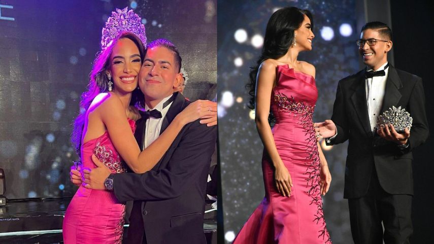 Ricardo Canto durante la coronación de Solaris Barba.