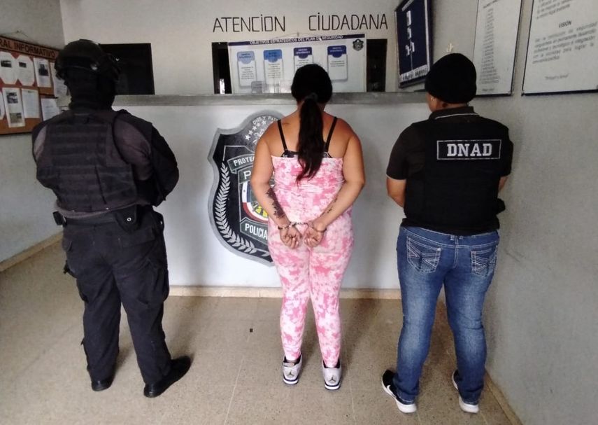 &nbsp;Mujer es aprehendida por llevar 25 paquetes de droga en un bus en Chiriquí