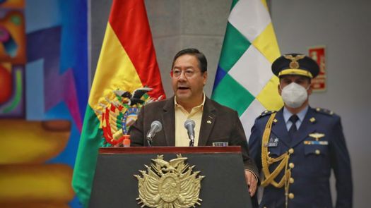 Luis Arce, presidente de Bolivia.