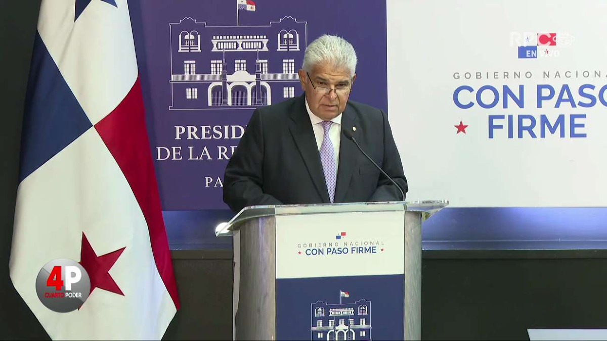 Presidente José Raúl Mulino, habla sobre irregularidades Presidente José Raúl Mulino, habla sobre irregularidades