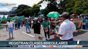 Docentes en Chiriquí se mantienen en paro