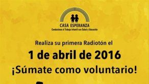Casa Esperanza realizará este viernes la Radiotón: Mil voces de Esperanza