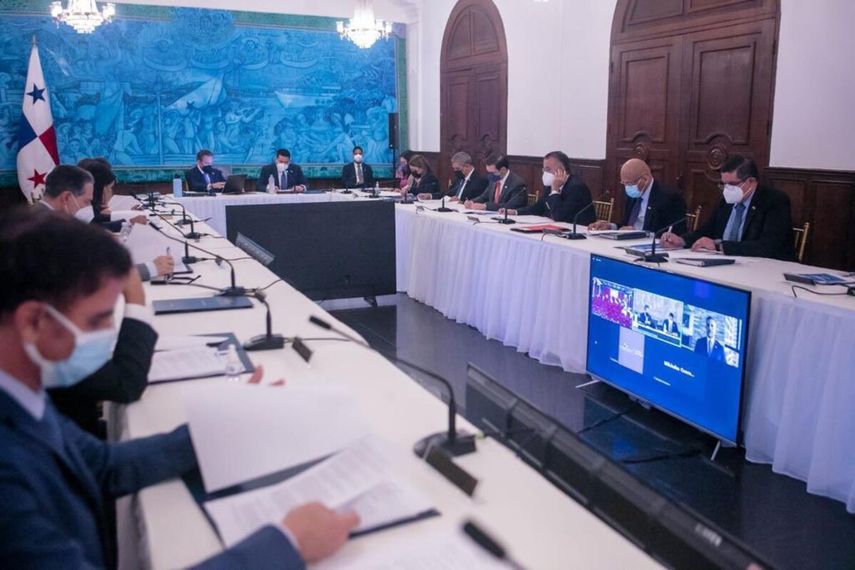 Consejo de Gabinete presidido por el presidente Laurentino Cortizo.