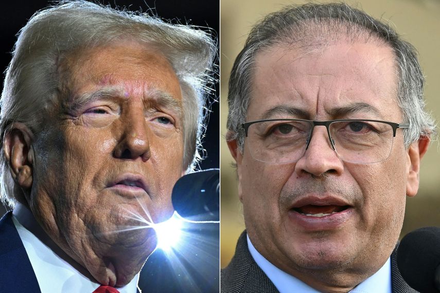 Presidente Trump anuncia sanciones contra Colombia por haber rechazado vuelos militares