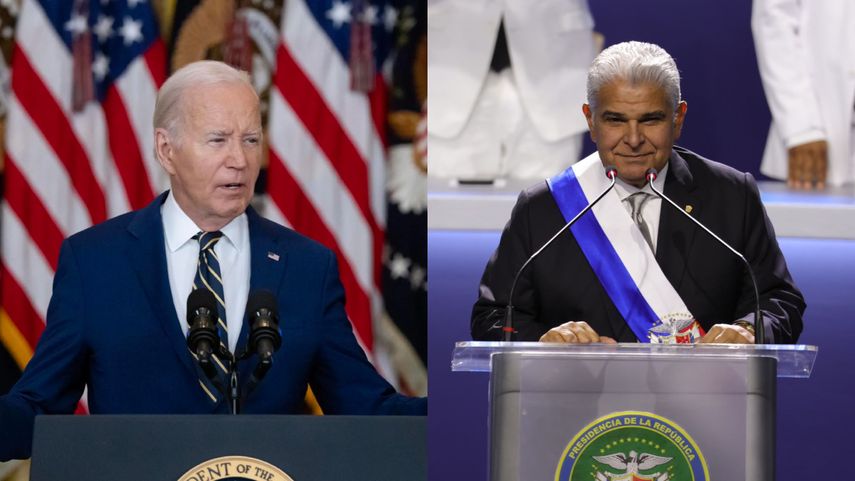 Presidente de Estados Unidos Joe Biden y presidente de Panamá