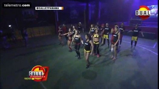 Calle 7 Panamá - Coreografía de los competidores