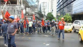 Suntracs realiza piqueteo en Calle 50