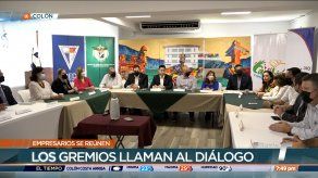 Gremios empresariales hacen un llamado a la paz y al diálogo en Colón