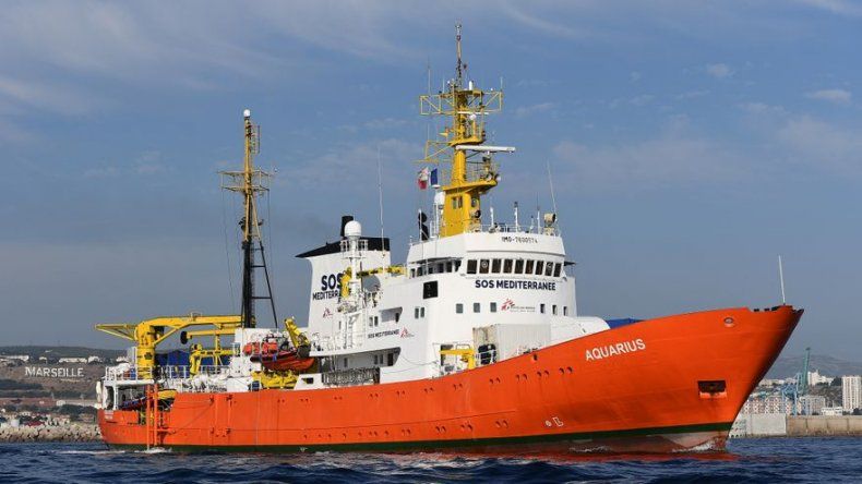 El buque humanitario Aquarius anuncia cese de sus actividades de salvamento