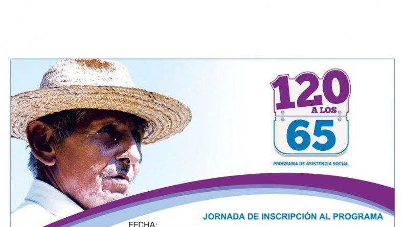 Unos 6 mil 500 adultos mayores se inscribieron en programa 120 a los 65