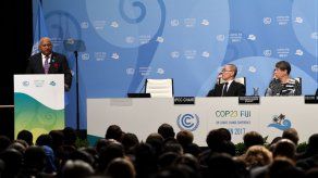 Presidente de la COP23 pide al mundo una acción urgente contra el cambio climático