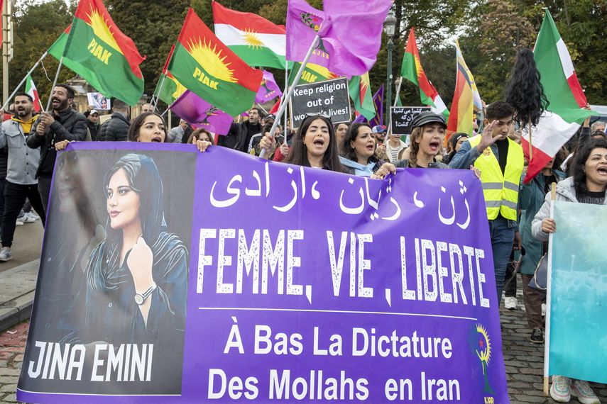 La muerte de la joven Mahsa Amini provocó enormes protestas en diversos puntos del país.