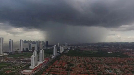 SINAPROC aviso de aguaceros y tormentas en Panamá