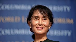 Aung San Suu Kyi.