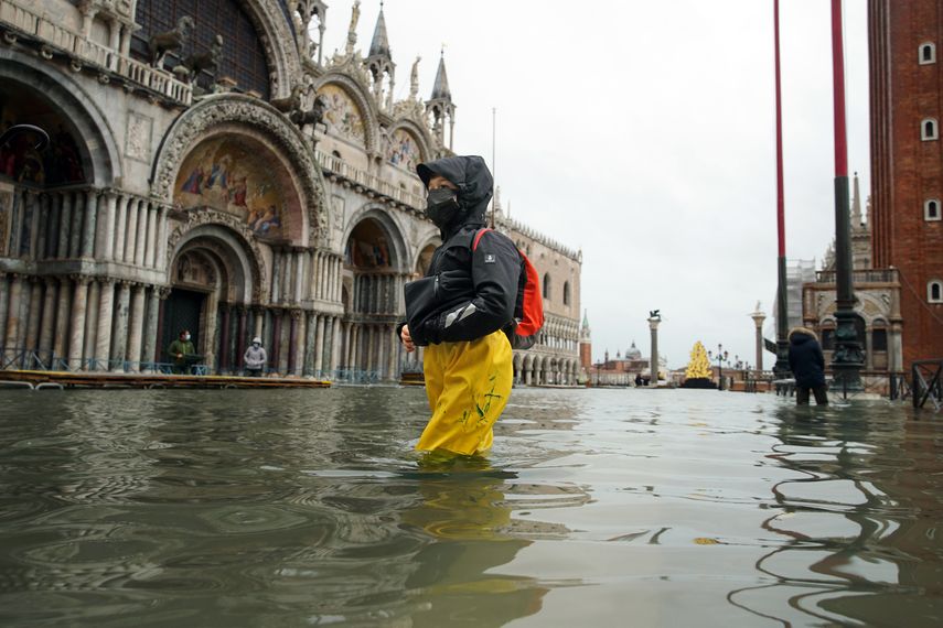 El destino de ciudades costeras como Venecia estará presente en el pensamiento de climatólogos y gobernantes que se reunirán en Glasgow