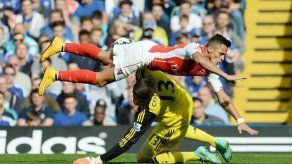 Portero Courtois abandona el hospital tras su golpe en la cabeza