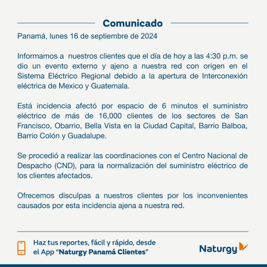 Naturgy informa de un apagón por reincidencia del sistema eléctrico regional Naturgy informa de un apagón por reincidencia del sistema eléctrico regional