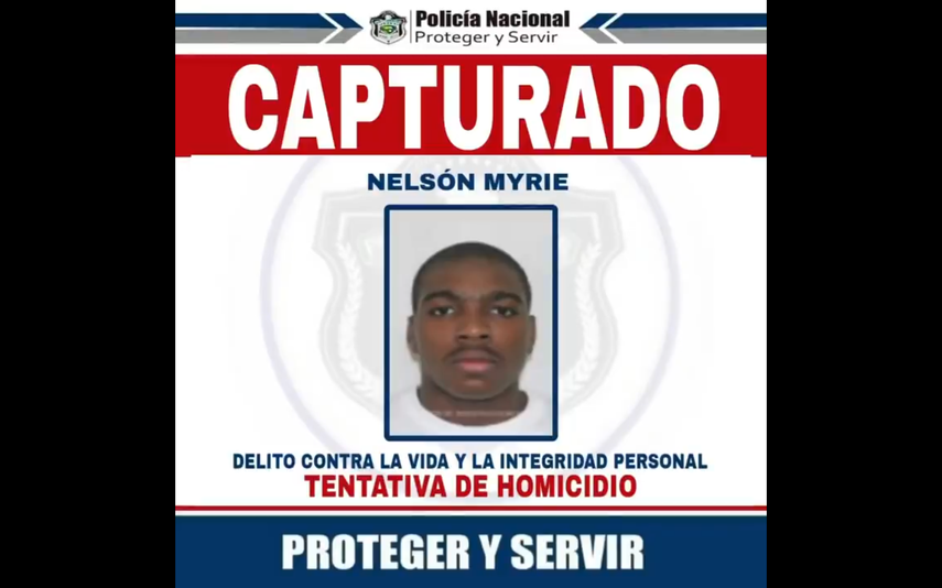 Capturan a Nelson O. Myrie J.