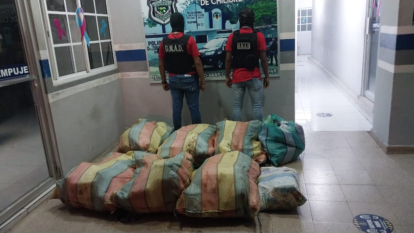 Encuentran 170 paquetes de droga escondidas en Chilibre