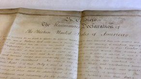 Hallada en Inglaterra valiosa copia de Declaración de Independencia de EEUU