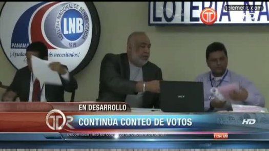Faltan mesas por escrutar para Alcaldía capitalina PRD, Fábrega presente