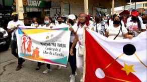 Organizan marcha profamilia en San Miguelito
