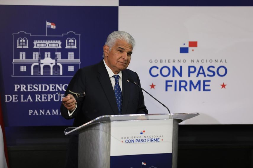 Presidente José Raúl Mulino.