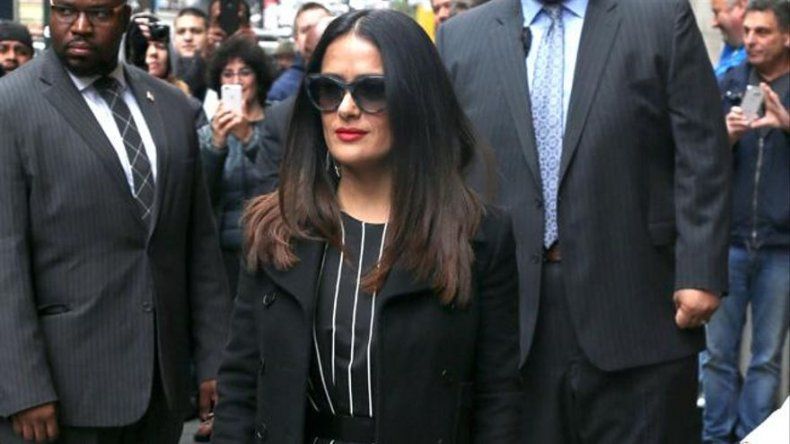 Salma Hayek sufre pánico escénico