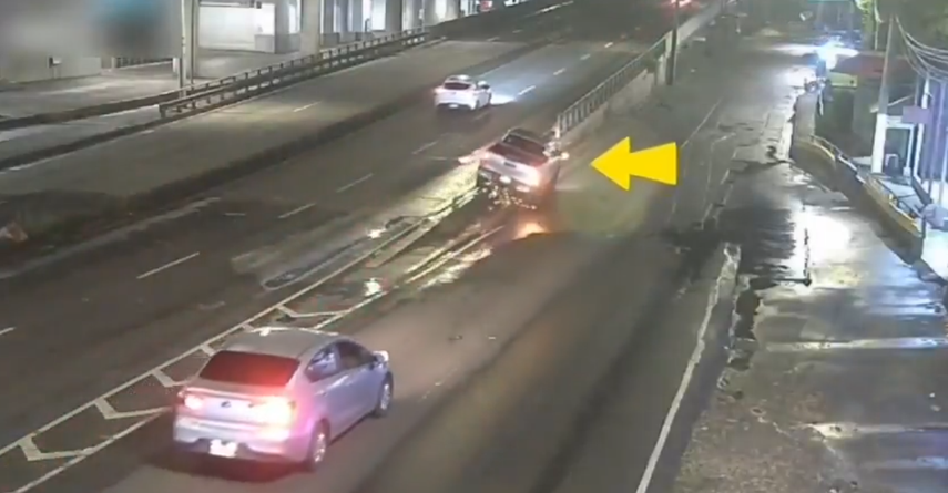 Cámaras del Centro de Operación de San Miguelito registraron la colisión