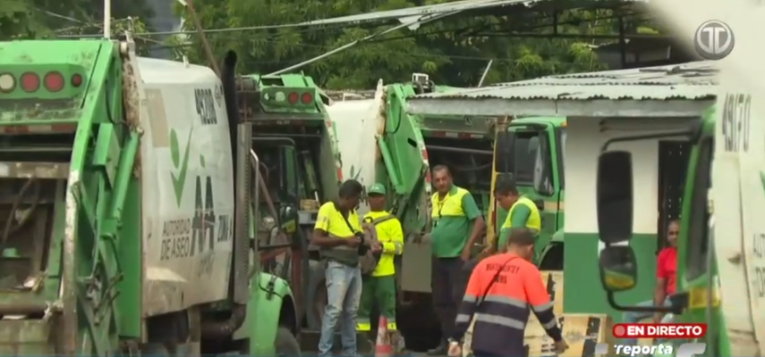 Suspención de la recolección de basura en la Capital