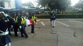Despiden a policía atropellado durante asistencia vial