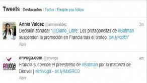 Redes sociales se hacen eco de tragedia en estreno de Batman