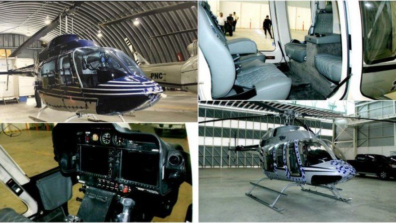 Expropian helicópteros a exgobernantes guatemaltecos acusados de corrupción