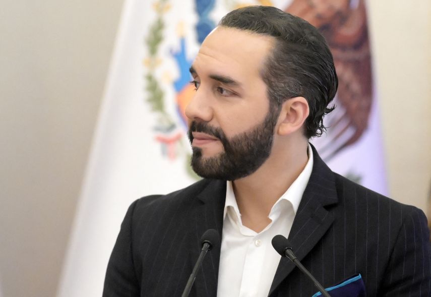 El presidente salvadoreño Nayib Bukele﻿.