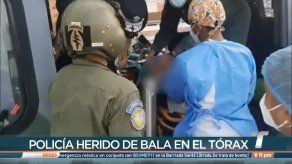 Trasladan desde Colón a Panamá a policía herido