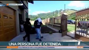 Capturan en una residencia de Chame a una persona vinculada al crimen organizado