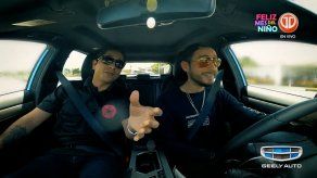 Leonardo Favio da la vuelta en el Geely Car