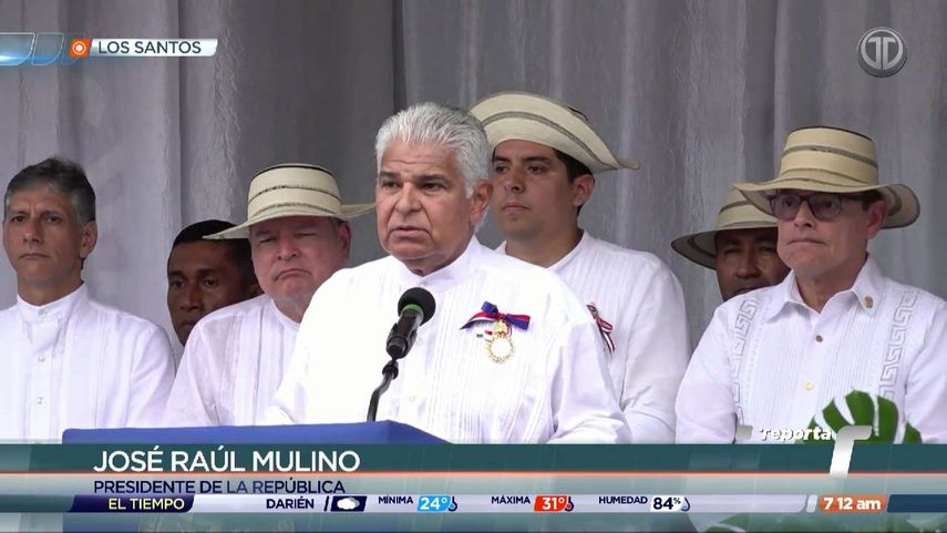 Presidente José Raúl Mulino.