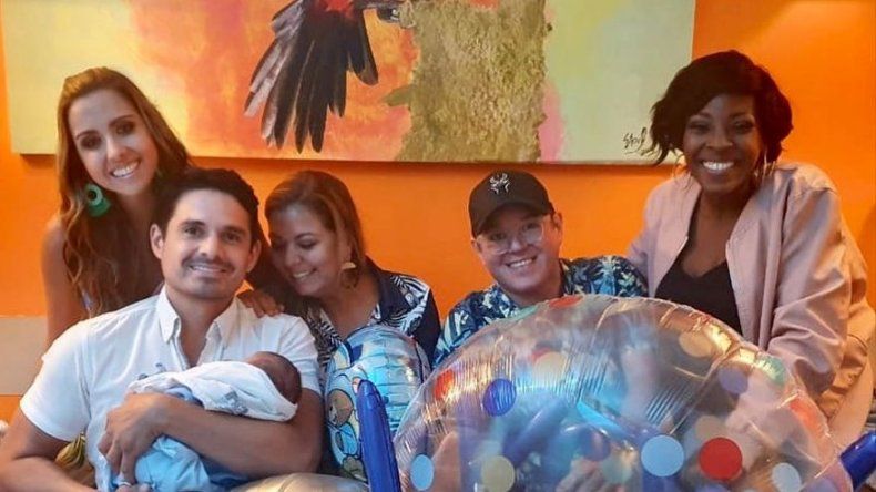 Nació Bruno Durán, hijo de Robin Durán y Maricely González