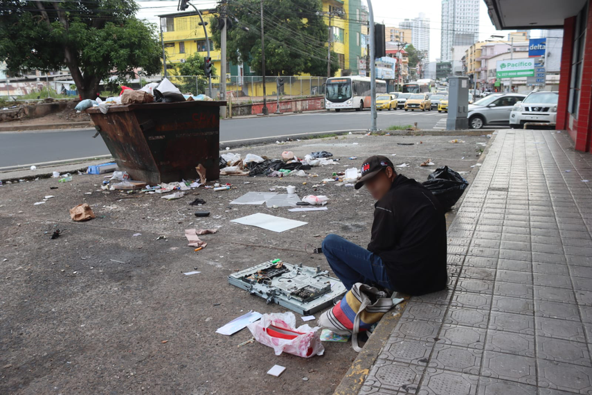 Recolección de basura en Panamá