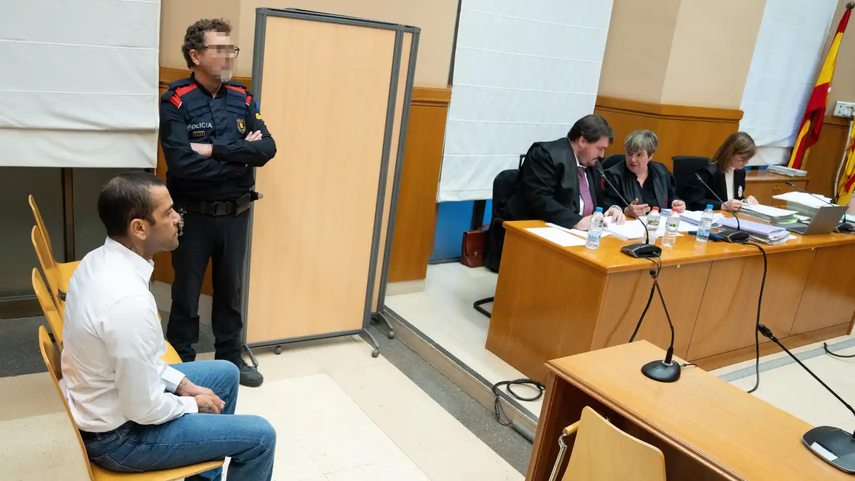 Juicio de Dani Alves inicia en Barcelona por presunta violación