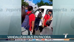 Bus que transportaba pacientes renales fue vandalizado en Pacora
