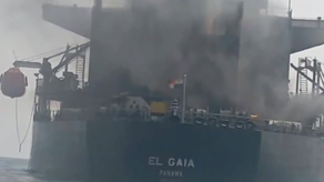Buque de bandera panameña sufre incendio en el estrecho de Ormuz