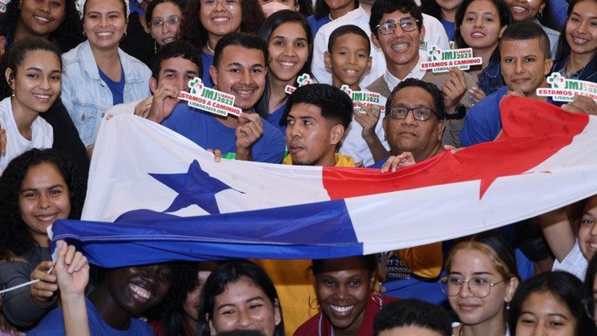 Los peregrinos panameños emprendieron su viaje hacia la Jornada Mundial de la Juventud (JMJ) Lisboa, Portugal 2023. Se encontrarán con miles de jóvenes Los peregrinos panameños emprendieron su viaje hacia la Jornada Mundial de la Juventud (JMJ) Lisboa, Portugal 2023. Se encontrarán con miles de jóvenes
