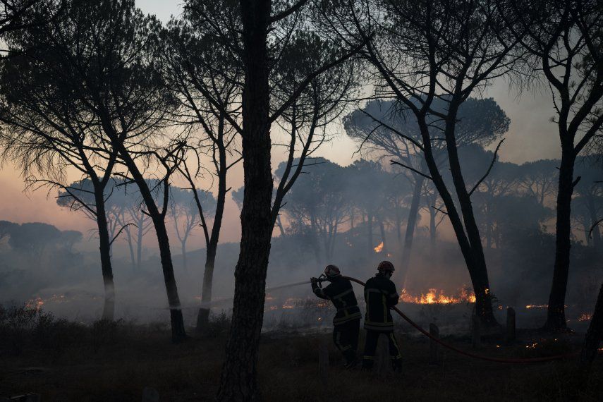 El incendio