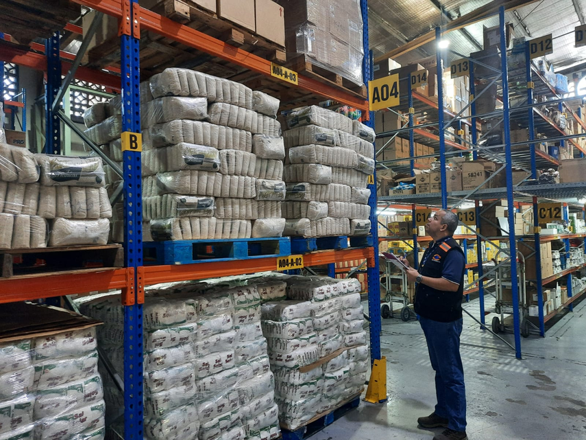 ACODECO realiza el primer inventario físico de arroz del año